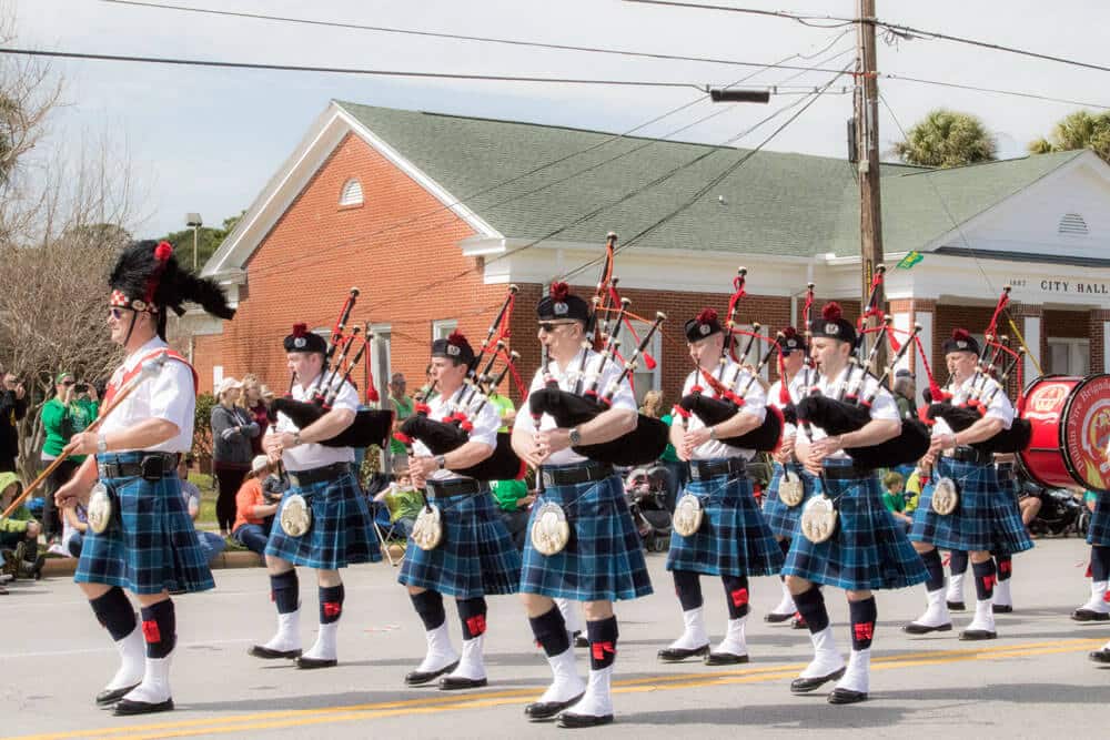 The Tybee Island Irish Heritage Celebration Parade, one of the popular annual events.